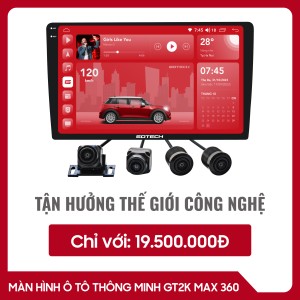 MÀN HÌNH Ô TÔ THÔNG MINH GOTECH GT2K MAX 360