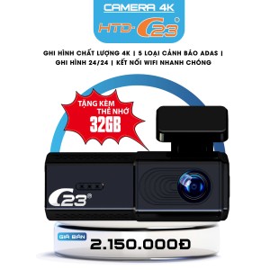 Camera hành trình ô tô HTD-C23 4K ADAS